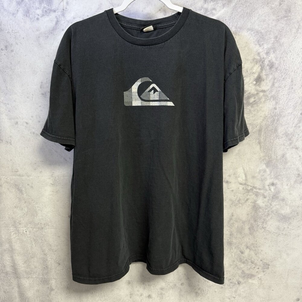 Vintage Quiksilver T Shirt Mens XL 24x27.5 Y2K Black Surf Skate - Picture 2 of 10